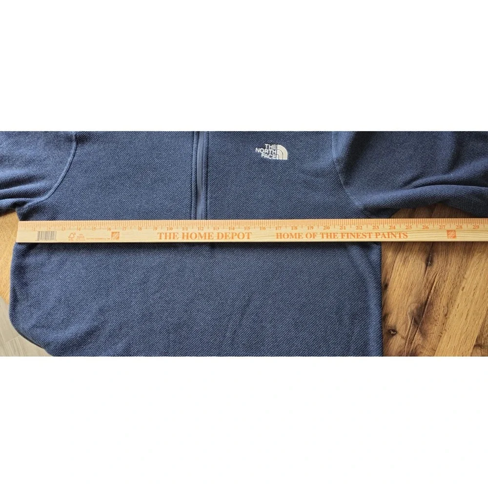 The North Face Men Blue 1/4 Zip Pullover Sweatshirt Size Xl